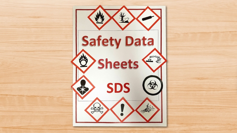 Safety Data Sheet Management example application