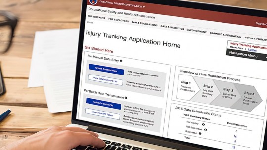 OSHA Now Accepting Electronic Submissions of Injury and Illness Reports!